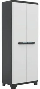 Dielenská skriňa Linear High KETER 68 x 173 x 39 cm, čierna-šedá, 240864