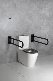 Sapho Sapho, DARIO RIMLESS WC kombi misa s nádržkou, spodný/zadný odpad, biela, MC102