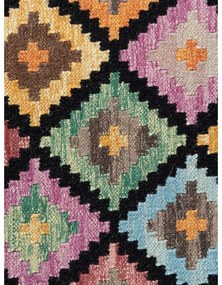 Obojstranný ručne tkaný vlnený behúň 60x190 cm Kamal Zara – Nouristan