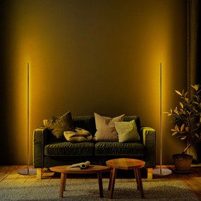 Stojací LED lampa ONLY zlatá