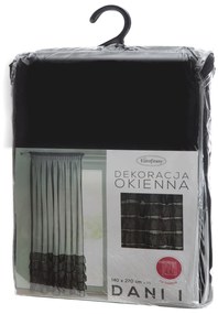 ZÁCLONA NA PÁSKE DANI1 140X250 CM ČIERNA