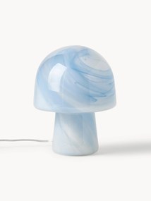 Malá stolová lampa so vzhľadom mramoru Talia