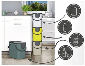 Odpadkový kôš na triedený odpad z recyklovaného plastu 25 l Albula - Rotho