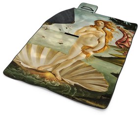Sablio Plážová deka Zrodenie Venuše - Sandro Botticelli: 200x140 cm