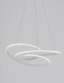 LED luster Menton 52 biele