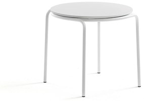 Konferenčný stolík Ashley, Ø570 x 470 mm, biela, biela