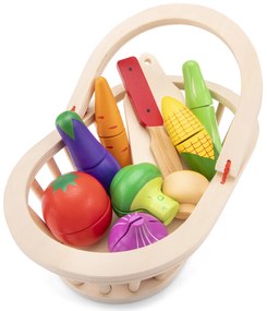 Súprava krájania - košík so zeleninou