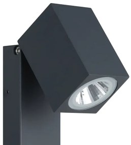 Eglo 96287 - LED Vonkajšie nástenné svietidlo s čidlom SAKEDA LED/5W/230V