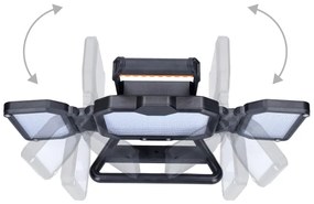 Solight WM-30W-RE-LED Stmievateľný nabíjací reflektor LED/30W/6600 mAh 4000K IP54