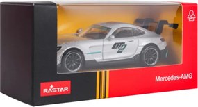 Model auta Mercedes-AMG GT2 RASTAR 1:43 strieborný