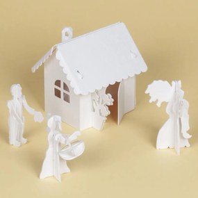 DECOLED A4 omalovánky skládačka pohádkový set 2v1