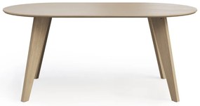 Jedálenský stôl s doskou v dubovom dekore v prírodnej farbe 100x180 cm Lago – TemaHome