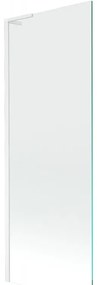 Mexen Next L, 1-krídlová vaňová zástena 70 x 150 cm, 6mm číre sklo, biely profil, 895-070-000-03-00-20