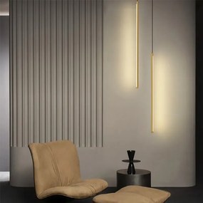 Toolight Toolight, LED stropné svietidlo 100cm, 13W, 4000K, APP1414-C, zlatá lesklá, OSW-00966