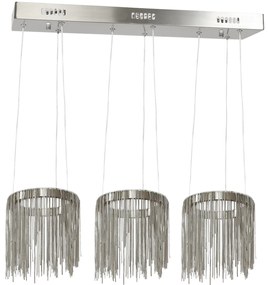 Závesné LED svietidlo Cascata, 1x LED 54w, 3000k, ch