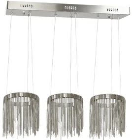 Závesné LED svietidlo Cascata, 1x LED 54w, 3000k, ch