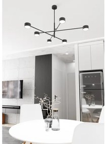 Luster na tyči NATSU 6xGX53/12W/230V čierna
