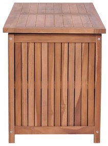 Záhradný úložný box teak Dekorhome 120 cm