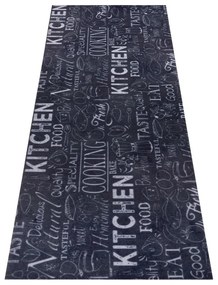 Čierny koberec behúň 50x150 cm Wild Kitchen Board – Hanse Home