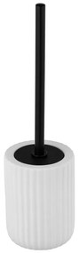 Bielo-čierna toaletná kefa Wenko Belluno