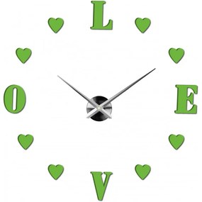Moderné nalepovacie nástenné hodiny | 3D hodiny 12S011-Wanduhr