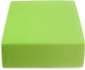 Jersey do detskej postieľky 160 g/m2 zelené
