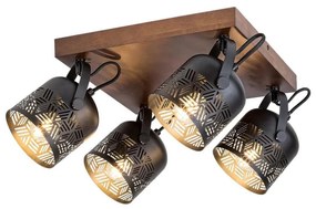 Rabalux 3299 - Bodové svietidlo ROTEM 4xE14/40W/230V