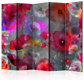 Artgeist Paraván - Painted Poppies II [Room Dividers]