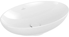 VILLEROY &amp; BOCH Loop &amp; Friends oválne umývadlo na dosku bez otvoru, s prepadom, 560 x 380 mm, biela alpská, 4A470001