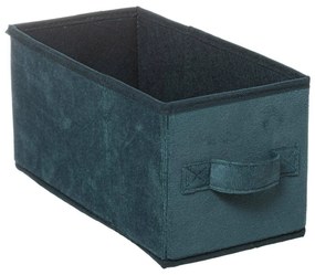 Úložný textilný box Tebo 15x31 cm zelený