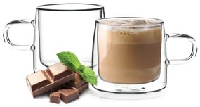 Sada dvoch šálok CEMBRA s dvojitým dnom ALL 932384 260 ml