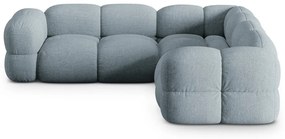 Svetlomodrá rohová pohovka Loretto – Cosmopolitan Design