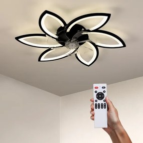 Brilagi-LED stmievateľné svietidlo s ventilátorom LED/50W/230V 3000-6500K čierne