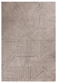 Svetlohnedý prateľný ručne tkaný vlnený koberec 170x240 cm Golden Coffee – Lorena Canals