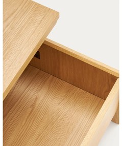 Konferenčný stolík v dekore duba v prírodnej farbe 60x110 cm Abilen – Kave Home