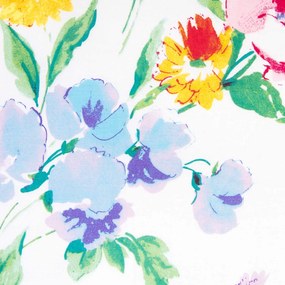 BAVLNENÉ OBLIEČKY COTTONLOVE 140X200 CM, 1KS 70X80 CM KVETY