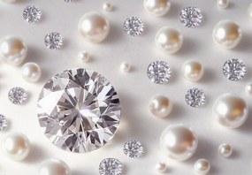 Fototapeta - Perly a diamanty (147x102 cm)