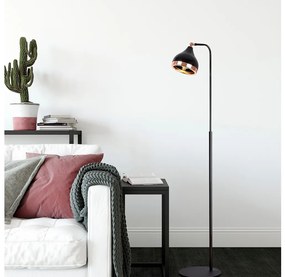 Dizajnová stojanová lampa Salwah 150 cm čierna
