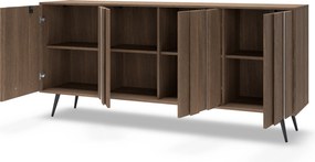Komoda Flaro 183 cm s osvetlením - dub dunin