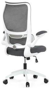 Autronic BONTEC Kancelárska stolička, hojdací mechanizmus, šedá sieťovina, KA-C807 GREY Farba: Šedá
