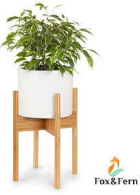 Gendt + Zeist, sada kvetináča s stojanom, veľkosti S, vláknitý kameň, bambus