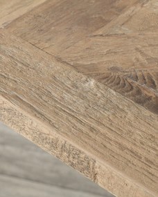 Stôl Moscal 200 x 100 x 78 black&amp;natural