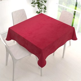 Biante Zamatový štvorcový obrus Velvet Prémium SVP-007 Malinovo červený 40x40 cm