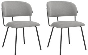 Sivé jedálenské stoličky v súprave 2 ks Claudia – Støraa