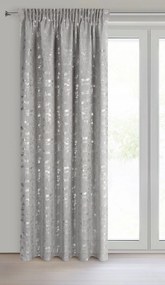 ZÁVES NA PÁSKE INES 140X270 CM STRIEBORNÁ