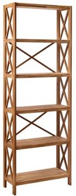 Dizajnový regál Walworth 198 cm prírodný dub