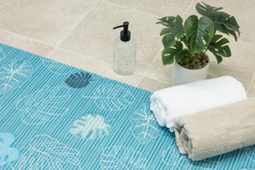 Kúpelňová penová rohož Softy-Tex 819 tyrkysová