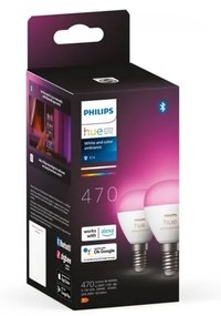 Philips HUE 8719514491281 Philips Hue White and Color žiarovka LED, E14, 5,1W, 470lm, 2000-6500K+RGB, stmievateľná