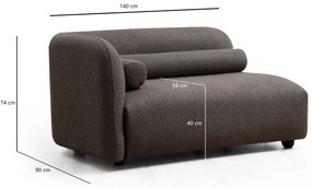 Bouclette Victoria Grey pohodlie a štýl s našou 3-miestnou pohovkou