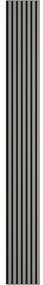 Mexen Lam-B, stenové lamely 275 × 31,5 cm, HDF doska 4 mm, sivá matná, S100-275317-2812-052
